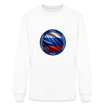 Russia - Men's Long Sleeve T-Shirt - white - Front