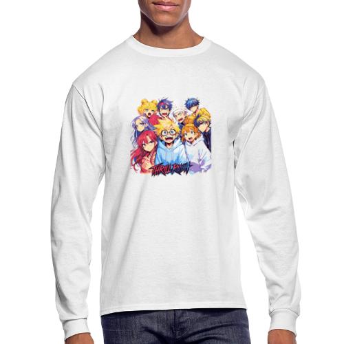 Thrill Rush Anime Squad Streetwear - Men's Long Sleeve T-Shirt