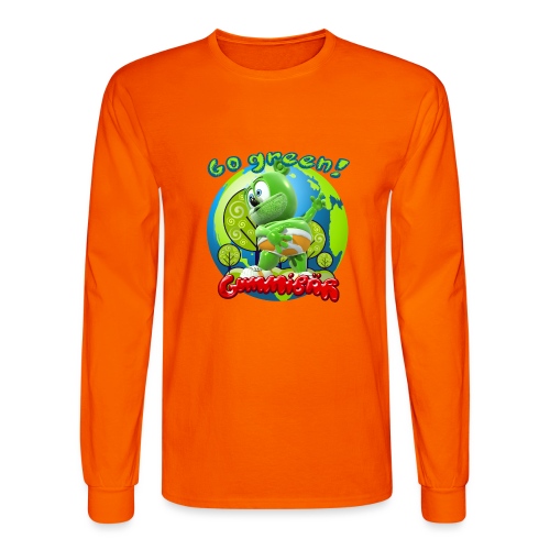 Gummibär Go Green Earth Day Earth - Men's Long Sleeve T-Shirt