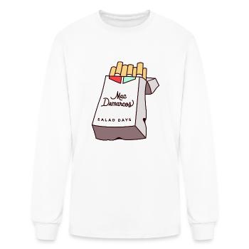 mac cigar - Men's Long Sleeve T-Shirt - white - Front