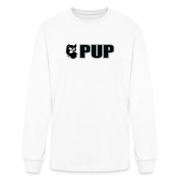 Pup Play Puppy Play Hood - Men's Long Sleeve T-Shirt - white - Front