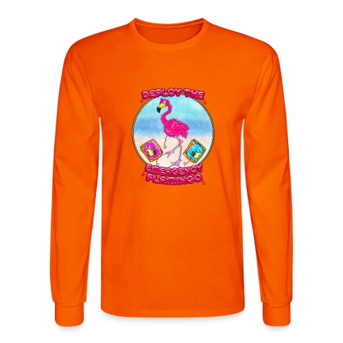 Emergency Flamingo - Men's Long Sleeve T-Shirt