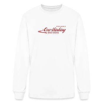 Special Blend Of Overthinking Bad Ideas Vintage Lo - Men's Long Sleeve T-Shirt - white - Front
