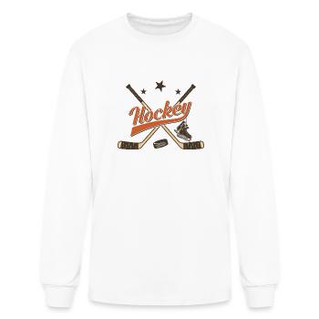 Hockey - Men's Long Sleeve T-Shirt - white - Front
