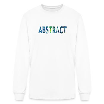Abstract Design Logo Abstract - Men's Long Sleeve T-Shirt - white - Front