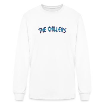 the chillers indie rock band parody graphic - Men's Long Sleeve T-Shirt - white - Front