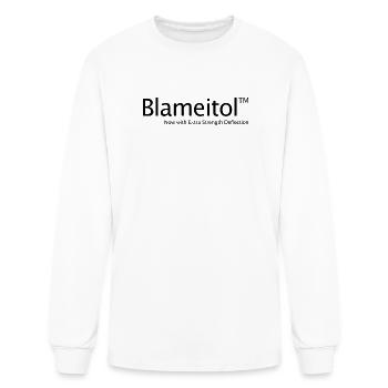 Sibling Drug Blameitol Not My Fault Blaim It All - Men's Long Sleeve T-Shirt - white - Front