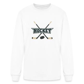Hockey - Men's Long Sleeve T-Shirt - white - Front