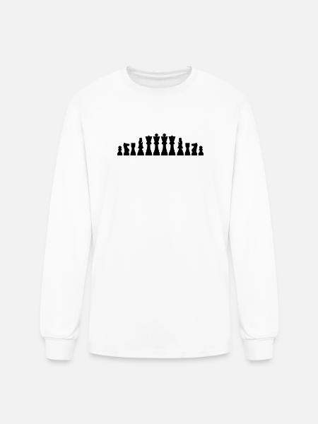 Chess - Men's Long Sleeve T-Shirt - white