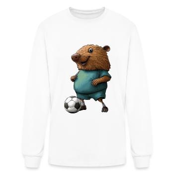 Soccer moles - Men's Long Sleeve T-Shirt - white - Front