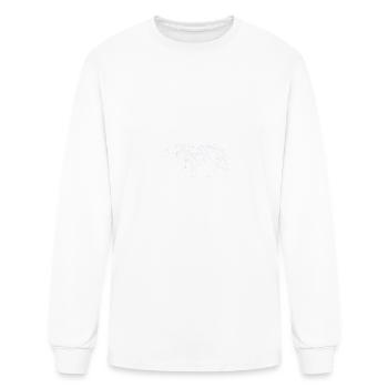 Kodiak Alaska Bear La dernière frontière porte Vintage - T-shirt à manches longues Homme - blanc - Devant