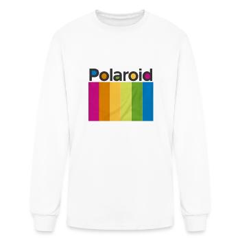 Polaroid Spectrum - Men's Long Sleeve T-Shirt - white - Front