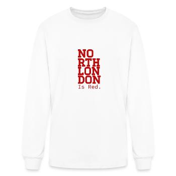 North London - Men's Long Sleeve T-Shirt - white - Front