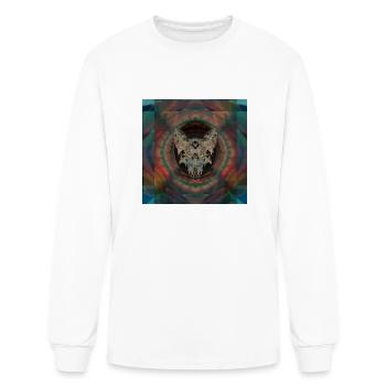 Wolfcry - Men's Long Sleeve T-Shirt - white - Front