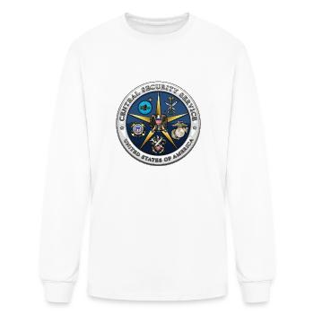 Central Security Service (CSS) - Men's Long Sleeve T-Shirt - white - Front