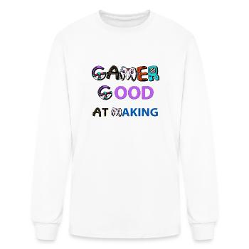 Gamer Good At Making - Men's Long Sleeve T-Shirt - white - Front
