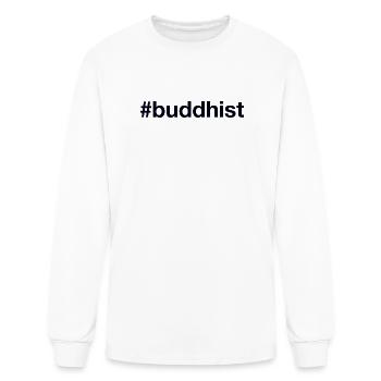 Buddhist Buddhism - Men's Long Sleeve T-Shirt - white - Front
