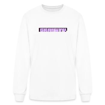Gravity - Men's Long Sleeve T-Shirt - white - Front