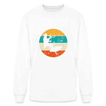 Kitesurfing Kiteboarding Kiteboard Kitesurf Kite - Men's Long Sleeve T-Shirt - white - Front