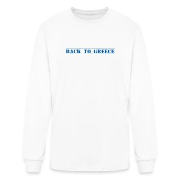 Greece - Men's Long Sleeve T-Shirt - white - Front