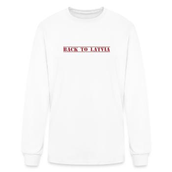 Latvia - Men's Long Sleeve T-Shirt - white - Front