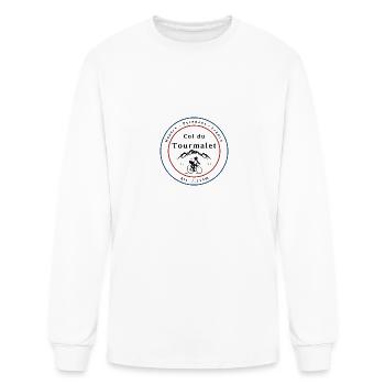 Col du Tourmalet - Men's Long Sleeve T-Shirt - white - Front