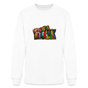 Monk Coogi - Men's Long Sleeve T-Shirt - white - Front