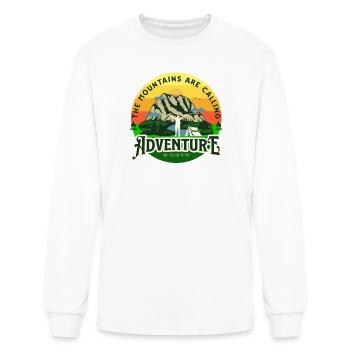 Mountain Adventure - Men's Long Sleeve T-Shirt - white - Front