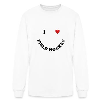 Hockey sur gazon - T-shirt à manches longues Homme - blanc - Devant