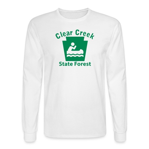 Clear Creek State Forest Boating Keystone PA - Men's Long Sleeve T-Shirt