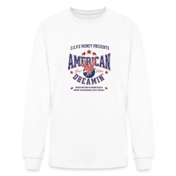American Dreamin'  - Men's Long Sleeve T-Shirt - white - Front