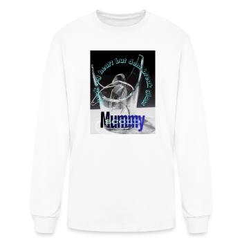 Mummy Glass  - Men's Long Sleeve T-Shirt - white - Front
