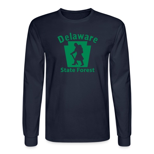Delaware State Forest Keystone Hiker female - Men's Long Sleeve T-Shirt