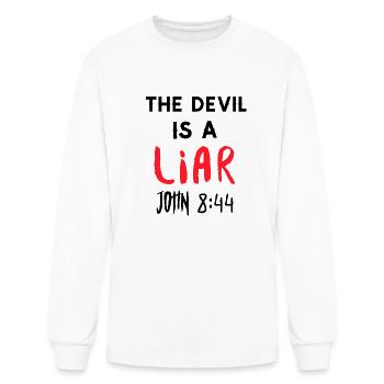 Christian bible verse - Men's Long Sleeve T-Shirt - white - Front