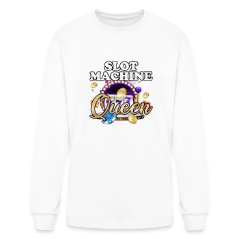 Slot Machine Queen - Men's Long Sleeve T-Shirt - white - Front