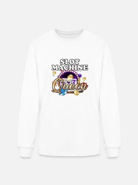 Slot Machine Queen - Men's Long Sleeve T-Shirt -
