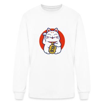 Cat Fone luy Cat - Men's Long Sleeve T-Shirt - white - Front
