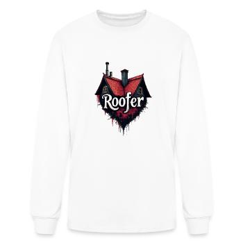 Roofing Roofer for a Roofer - Men's Long Sleeve T-Shirt - white - Front