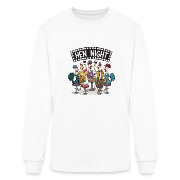 Hen Night for a Stag and hen party - Men's Long Sleeve T-Shirt - white - Front