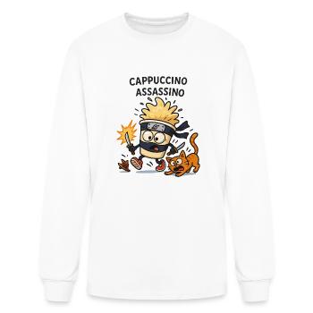 Cappuccino Assassino - Men's Long Sleeve T-Shirt - white - Front