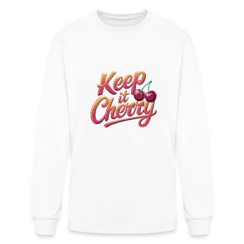 Keep It Cherry for a Cherry Lover - Men's Long Sleeve T-Shirt - white - Front