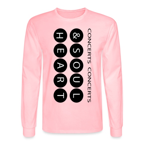 Heart & Soul concerts text design 2021 flip - Men's Long Sleeve T-Shirt