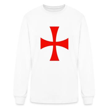 Knight Templar - Men's Long Sleeve T-Shirt - white - Front