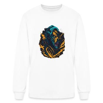 Werewolf - Men's Long Sleeve T-Shirt - white - Front