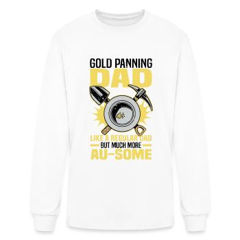 Panning for gold - Men's Long Sleeve T-Shirt - white - Front