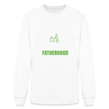 Achievement Unlocked Fatherhood Gifts For Dad - Men's Long Sleeve T-Shirt - white - Front