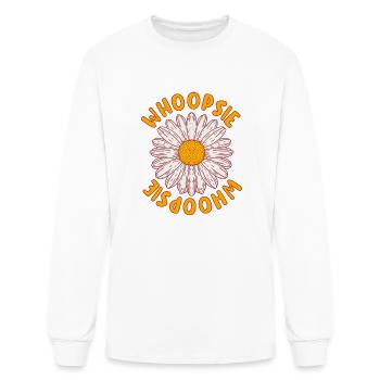 Whoops Flowers Full - Men's Long Sleeve T-Shirt - white - Front