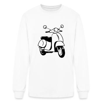 Motor scooter Scooter - Men's Long Sleeve T-Shirt - white - Front