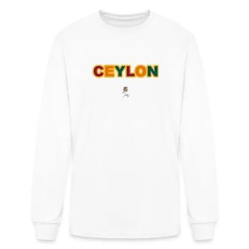 sri tees design 1 - Men's Long Sleeve T-Shirt - white - Front