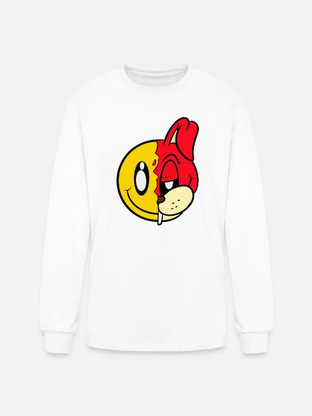 rabbit - Men's Long Sleeve T-Shirt - white